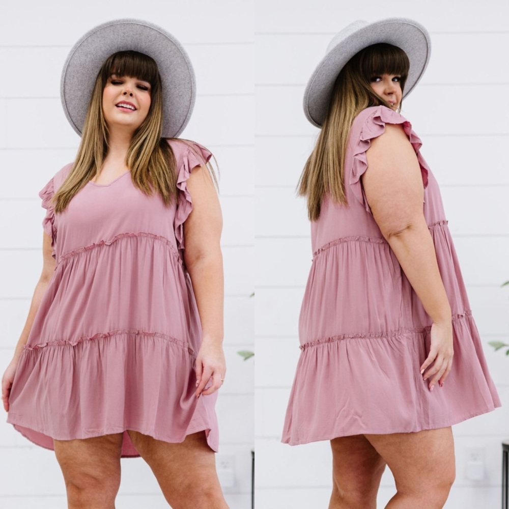 Tiered Mini Dress